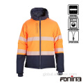 Hi Vis Winter Jacket High Visibility Safety Reflective Fleece Hoodie Jacket Manufactory